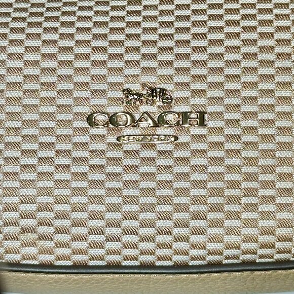 COACH Legacy Jacquard Chelsea Convertible Crossbody Shoulder Bag Beechwood 28892 - Picture 8 of 16